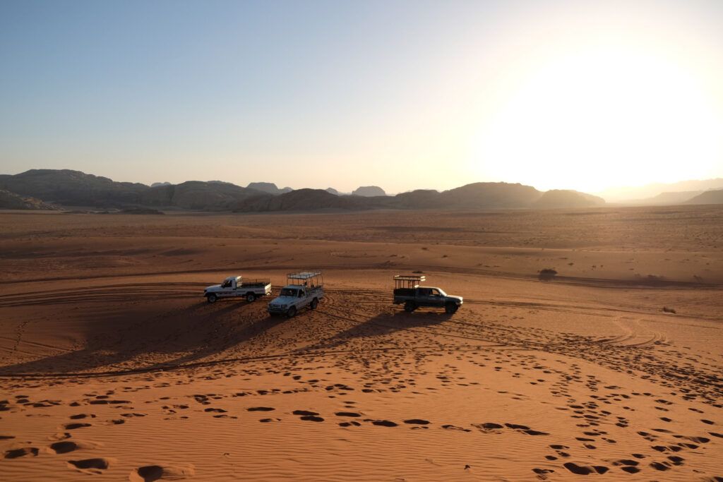 camel tours wadi rum