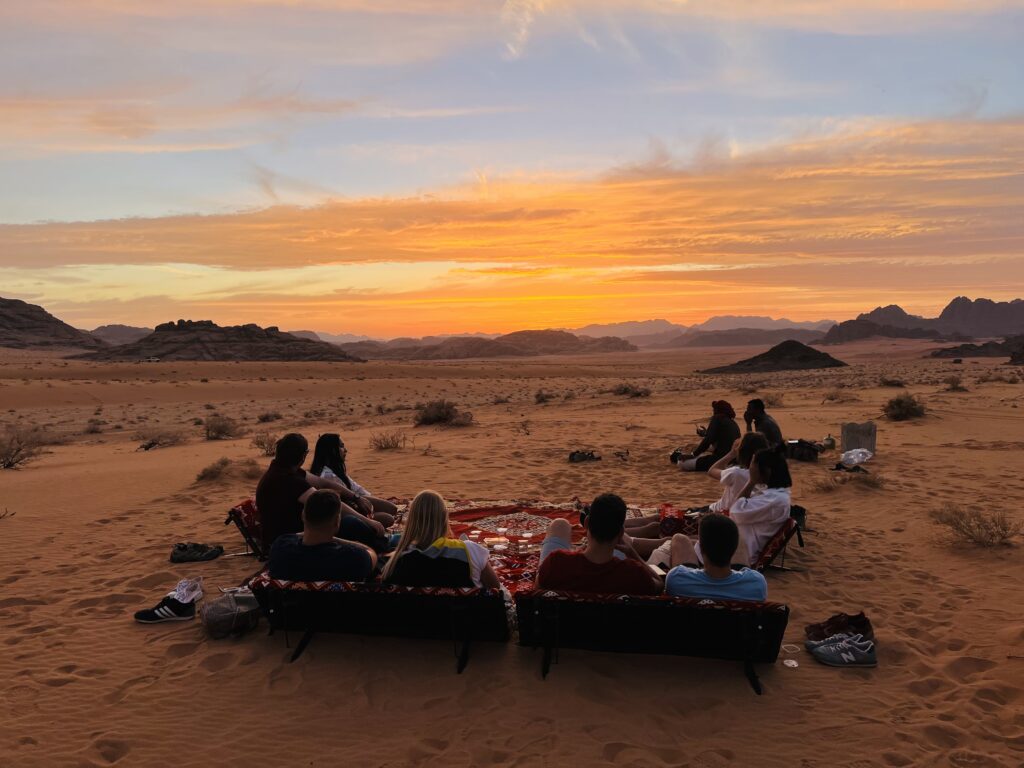 camel tours wadi rum