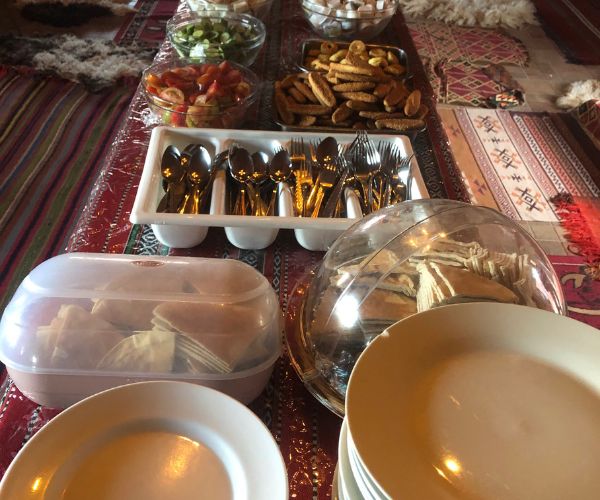 Wadi Rum Camp Breakfast