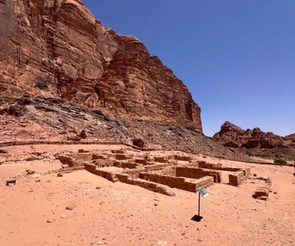 Nabatean Temple by Khaled`s Camp-Wadi Rum