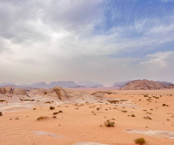 White Desert by Khaled`s Camp-Wadi Rum