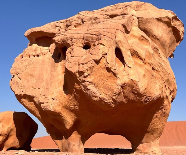 chicken Rock by Khaled`s Camp-Wadi Rum