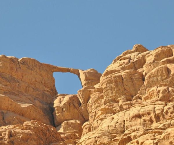 Burdah Rock Bridge by Khaled`s Camp-Wadi Rum